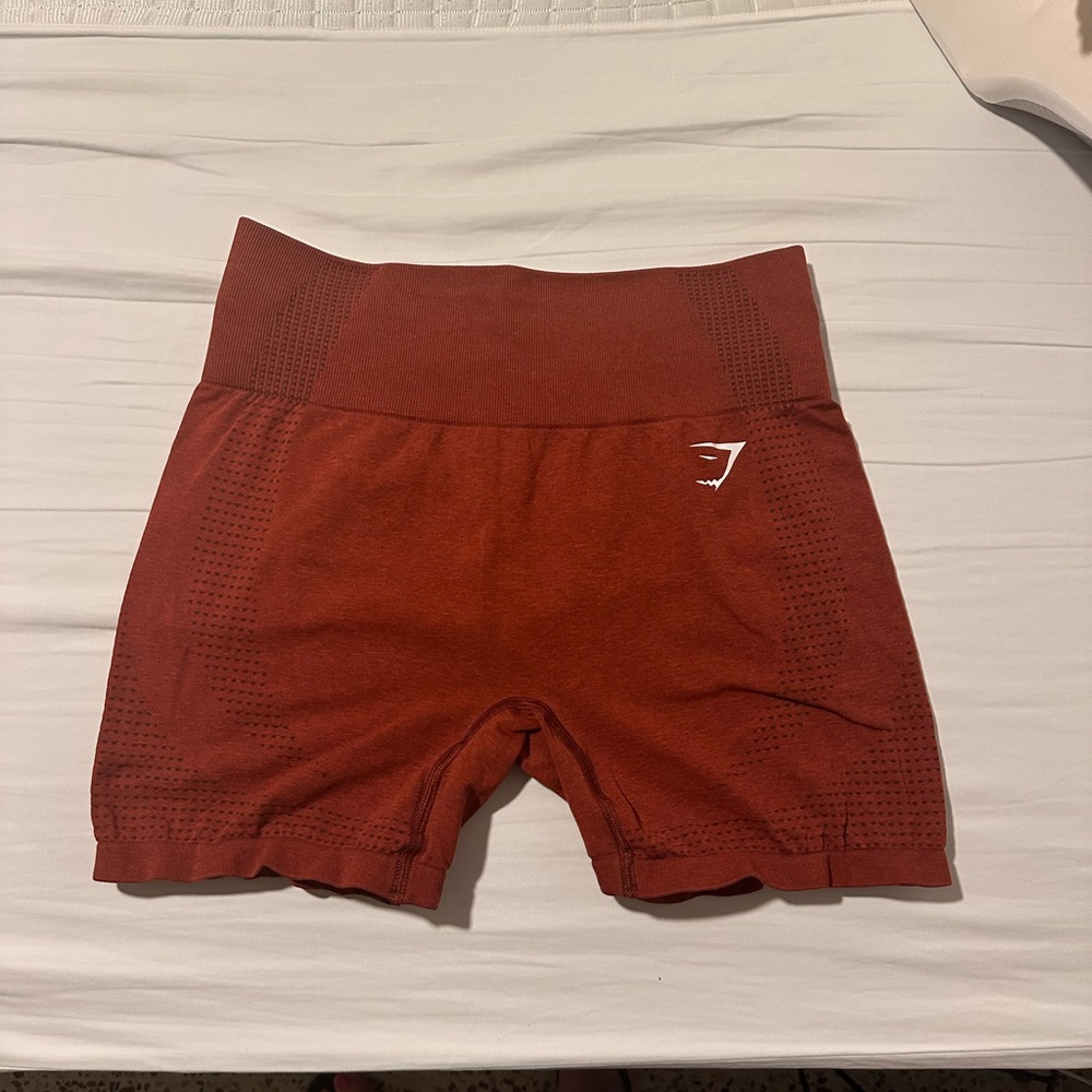 Gymshark Women's Red Bike Shorts